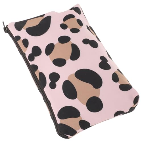 HAPINARY 1stück Druck wasserdichte Kosmetiktasche Für Reisen Und Outdoor-aktivitäten Vielseitige Make-up Aufbewahrungstasche Im Stilvollen Kuhmuster Für Damen Und Mädchen von HAPINARY