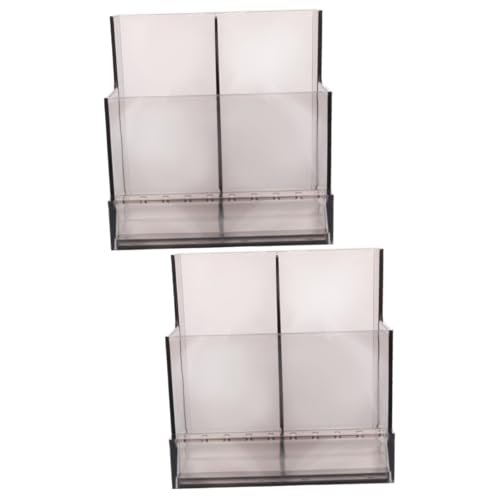 HAPINARY 2 Pcs Nail Art Polierer Große Kapazität Nagel Schleifen Display Box Organizer von HAPINARY