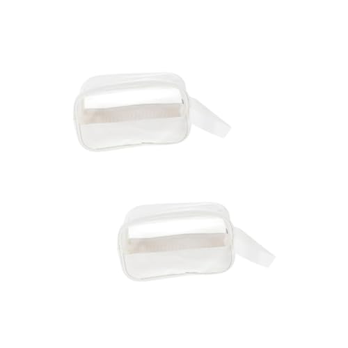 HAPINARY 2stücke Pu Kosmetiktasche Transparente Reise-toilettenartikel-aufbewahrung Multifunktionale Und wasserdichte Kulturtasche Für Damen Und Herren Für Reisen Und Camping von HAPINARY