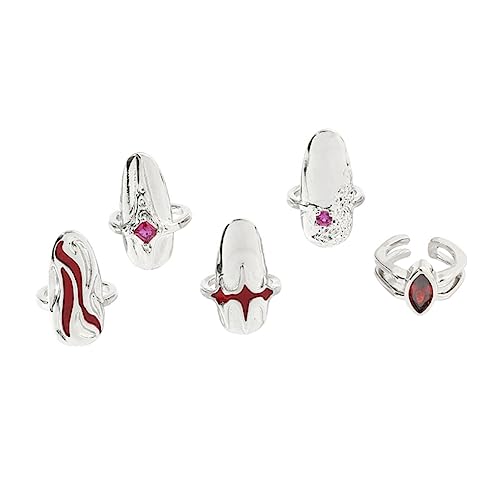 HAPINARY 2 Sets Stylische Nagelspitzen Damen Nail Art Nägel Nagelset Frauen Mädchen Fingerschmuck Modeaccessoire von HAPINARY