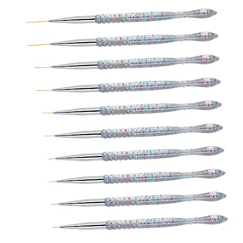 HAPINARY 2 Sätze Zeichenstift für Nagelkunst nail pen nail pen Maniküre-Werkzeuge Nagelbürsten-Kit Nagelgel Eyeliner-Stift Nail- -Versorgung Maniküre Zeichenstifte Miniatur einstellen von HAPINARY