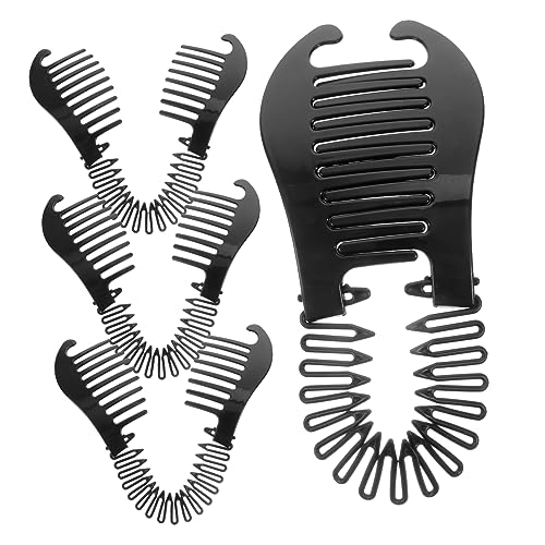 HAPINARY 8stücke Interlocking Bananen-haarspangen Für Frauen Flexibles Haarkamm-tool Für Verschiedene Frisuren Für Dickes Und Dünnes Haar Leicht Und Tragbar von HAPINARY