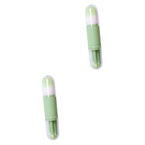 HAPINARY 2 Sets Luxus-make-up-pinsel-set Inklusive Doppelseitigem Pinsel Und Puff Für Foundation Rouge Und Lidschatten von HAPINARY