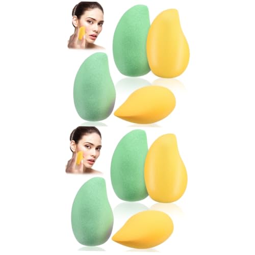 HAPINARY 2sets Make-up Schwämme Für Frauen Make-up Liefert Foundation Make-up Gesicht Form 4 Stücke * 2 von HAPINARY