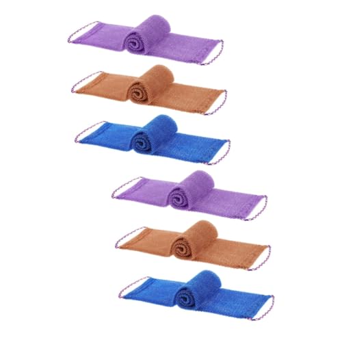 HAPINARY 2 Sets Nylon Material Peeling Wäscher Badetücher Körper Peeling Handtuch Für Den Rücken 3 Stück * 2 von HAPINARY