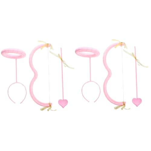 HAPINARY 2sätze Cosplay Cupid Kostüm Mit Bogen Und Dekorativem Haarreif Für Mottopartys Valentinstag Und Bühnenaufführungen Für Mädchen von HAPINARY