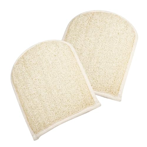 HAPINARY 2 Stk Badetuch Duschhandschuhe Schrubber Luffa-bad-peeling-handschuhe Luffa-bade-peeling-handschuhe Dusch-peeling-handschuhe, Schrubber Peeling-handschuh Zum Duschen ， von HAPINARY