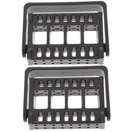 HAPINARY 2 Stücke 16 16 Löcher Nagel Bohrer Tragbare Maniküre Werkzeug Organizer Nagel Set Schleifen Box von HAPINARY