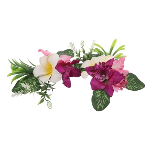 HAPINARY 2stücke Blumenhaarspangen Im Hawaii-stil Orchideen-haarspangen Plumeria-blumen-haarspange Für Damen Chinesischer Haarschmuck Frangipani-haarspange Für Hanfu Und Partys von HAPINARY