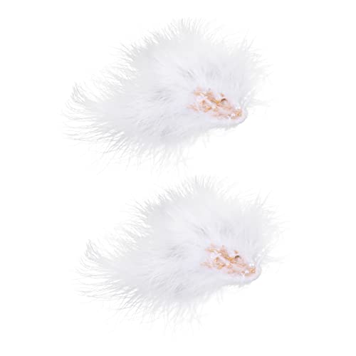 HAPINARY 2 Stück Damen Fascinator Haarclip Haarschmuck mit Perlen Eleganter Haarspange für Mädchen für Partys Geburtstage und Fotoshootings von HAPINARY