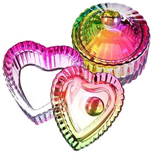 HAPINARY 2 Stück Dappenschalen Mit Deckel Glasbecher Schalen Für Nagelarbeiten Und Aufbewahrung Klein Und Einfach Zu Verwenden von HAPINARY