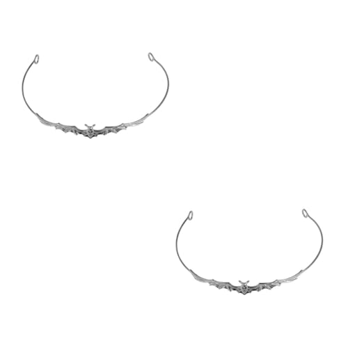 HAPINARY 2 Stück Fledermauskrone Kopfschmuck Foto Requisite Halloween Kopfbedeckung Damen Stirnbänder Legierung Haarreifen Halloween Accessoire Böses Kostüm Stirnband Dekorativer von HAPINARY