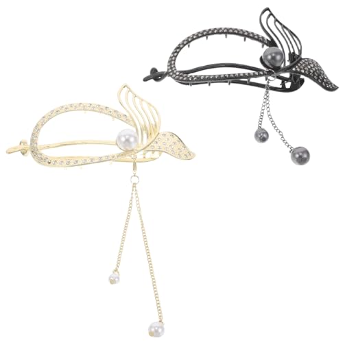 HAPINARY 2stücke Französische Haarspange Dutt Halter Pferdeschwanz Clip Haarspangenpin Für Langes Haar Styling Accessoires Geeignet Für Damen Und Mädchen von HAPINARY