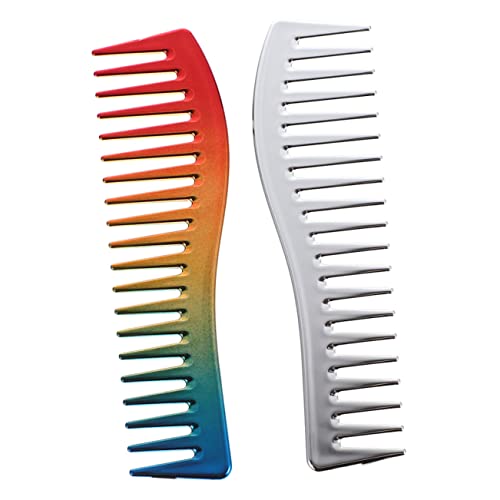 HAPINARY 2 Stück Haarkamm für Männer Teiliges Friseurwerkzeug und Farbe Professioneller Haarschneidekamm für Präzises Styling Robuste und Langlebige Haarpflegehilfe von HAPINARY