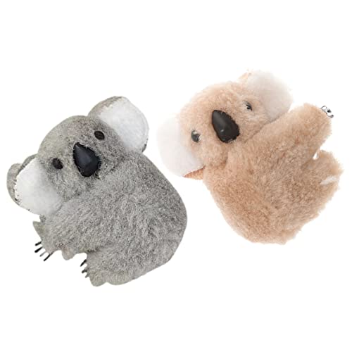 HAPINARY 2stücke Koala-haarspange Haarspangen Mit Haarklammern Kleine Haarspange Für Damen Stofftier-haarspangen Für Langes Haar von HAPINARY