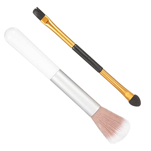 HAPINARY Schminkpinsel Satz Kosmetikpinsel 2 Stück Textmarkerpinsel Für Lidschatten Doppelseitiger Makeup Pinsel Augen Makeup Werkzeuge von HAPINARY