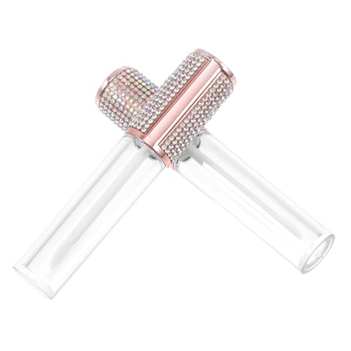 HAPINARY 2 Stück Lippenstift Behälter aus Abs Tragbare Kompakte Lip Gloss Tubes Transparent und Farbig für DIY Lipgloss Auslaufsicher Leicht und Reisetauglich von HAPINARY