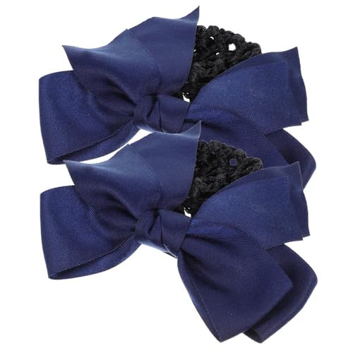HAPINARY 2stücke Haarnetz Für Damen Mit Bowknot Haar Clip Mesh Haarnetz Zur Abdeckung Für Service Ballett Und Tägliche Nutzung Passt Zu Kleidung Für Professionellen Look Langlebig Und von HAPINARY