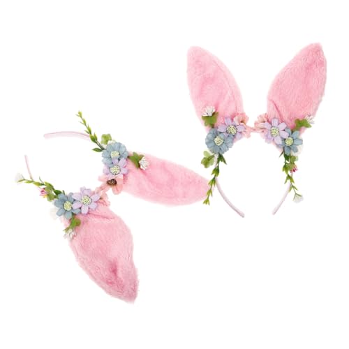 HAPINARY 2 Stück Osterhasenohren Haarreif mit Niedliches Kaninchen Stirnband für Männer Perfektes Kostümzubehör für Ostern Geburtstagsfeiern und Cosplay Events von HAPINARY