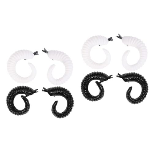 HAPINARY 2 Stücke Paare Zwei Paar Schafe Hörner Haarspange Hörner Kostüm Zubehör Für Halloween Cosplay Hochzeit Party von HAPINARY