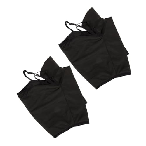 HAPINARY 2 Stück Schweiß Absorbierende Schlinge Schweißweste Für Frauen Achselschutz Waschbare Achselpads Sweat-unterhemd Damen Achselpads Für Frauen Polyester (polyester) Schwarz von HAPINARY