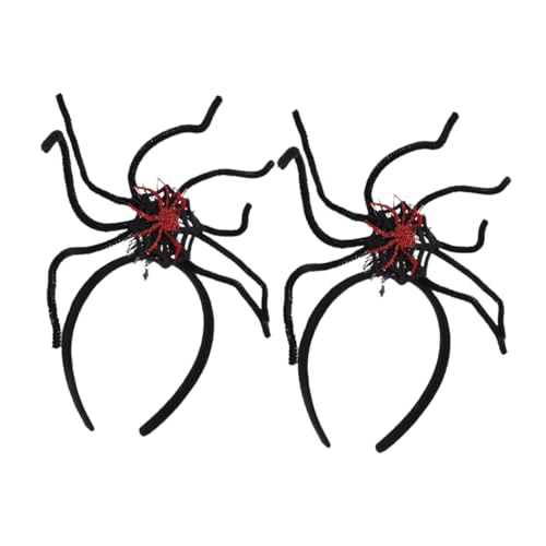 HAPINARY 2stücke Spinnen-stirnband Halloween Spinnennetz-accessoire Mit Geist Für Festival-kopfbedeckung Und Faschings-haarband Geeignet Für Cosplay-party Und Maskerade von HAPINARY