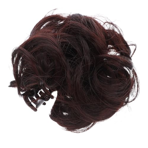 HAPINARY 2 Stück Teiliges Bun Clip in Haarteil Starke Fixierung Leichter Krallen haarklammer für Damen Stylischer Messy Bun Elastisch Bequem Geeignet für Alltag Partys und Arbeit von HAPINARY