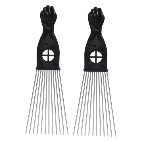 HAPINARY 2 Stück Teiliges Set Breiter Kamm mit Stahlzähnen Extra Weit Gezahnt für Langes Dickes Haar Glattes Entwirren und Massage Robustes Material Geeignet für Männer Jungen Salon und HAPINARY 2 Stück Teiliges Set Breiter Kamm mit Stahlzähnen Extra Weit Gezahnt für Langes Dickes Haar Glattes Entwirren und Massage Robustes Material Geeignet für Männer Jungen Salon und von HAPINARY