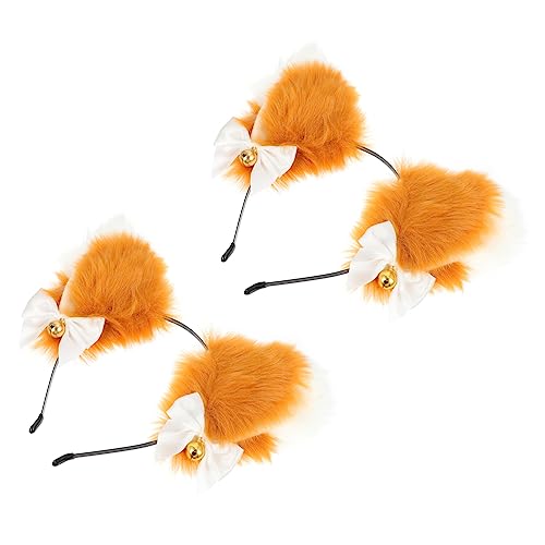 HAPINARY 2stücke Tierohr-stirnband Für Cosplay Geeignet Für Halloween-partys Tier-motiv Weicher Kopfgröße Partyzubehör Und Kostüm-requisite von HAPINARY