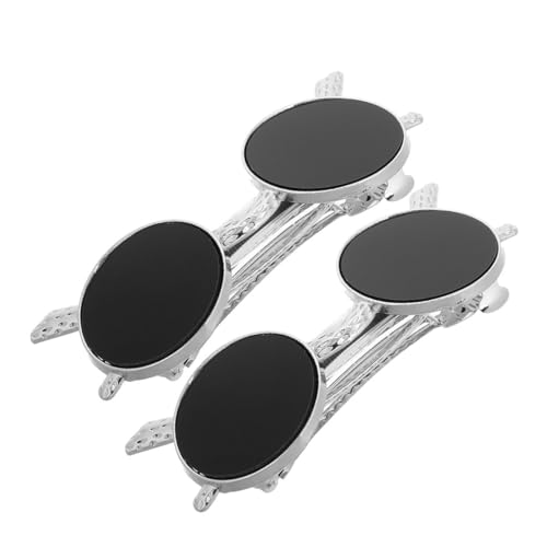 HAPINARY 2 Stück Vintage Schwarze Sonnenbrillen Haarspangen Frühling Haarklammern für Damen Mädchen Starker Modischer Haarschmuck für Hinteren Kopf von HAPINARY