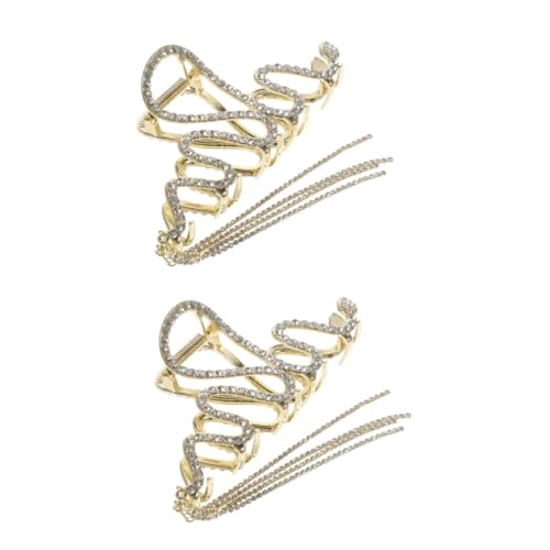 HAPINARY 2 Stück Volldiamant Schlangen Haarspange, Schlangen Haarklauen Clips, Schlangen Haarklauen Clips, Haar Kiefer Clip Für Frauen, Gefälschter Schlangen Clip, Süße Haarkralle Für von HAPINARY
