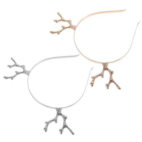 HAPINARY 2 Stück Weihnachts Haarreif mit Cartoon Geweih Lustiger Haarschmuck für Partys Cosplay und Festliche Anlässe für Erwachsene HAPINARY 2 Stück Weihnachts Haarreif mit Cartoon Geweih Lustiger Haarschmuck für Partys Cosplay und Festliche Anlässe für Erwachsene von HAPINARY