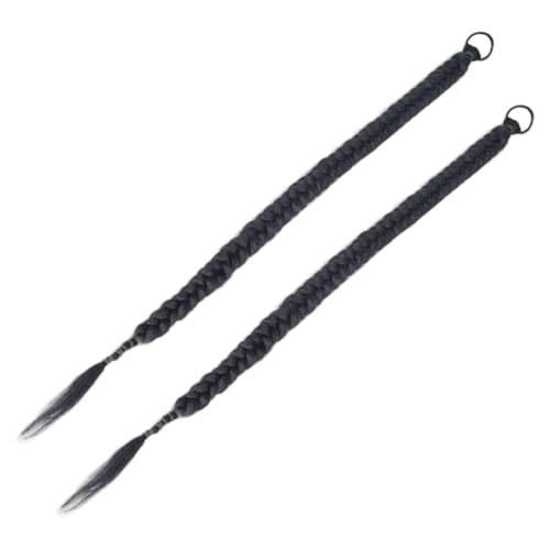 HAPINARY 100 Cm Pferdeschwanz-perückenverlängerungen Synthetische Haarteile Für Frauen Pferdeschwanzverlängerung Haarverlängerungen Für Frauen Haarteile Im Gothic-stil von HAPINARY