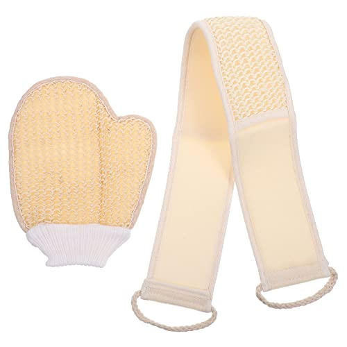 HAPINARY Badezubehör Hautschrubber Schrubber Handschuhe Reinigungshandschuh Peeling-badetuch Körperteile Reinigen von HAPINARY