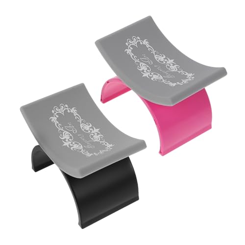 HAPINARY 2-teilige Armlehnen Für Maniküre Abnehmbare Nagel-handauflagen Silikon-handhalter Für Nail-art Waschbare Kissen-unterstützung Für Nageldesign von HAPINARY