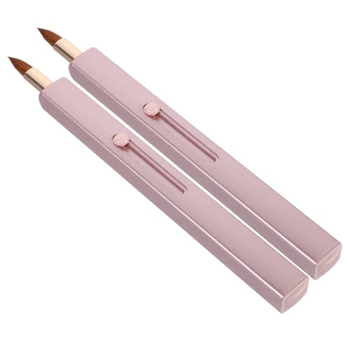 HAPINARY 2stücke Lippenpinsel Für Lippenstift Einstellbare Tragbare Makeup-tools Mit Kappe Für Frauen Um Lippenstift Und Lipgloss Präzise Aufzutragen von HAPINARY