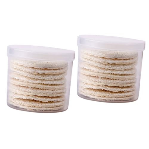 HAPINARY 20 Stk Luffa-Make-up-Entferner Gesichtsschwämme Luffa-Gesichtspads Luffa-Pads für das Gesicht Luffa-Pads Masse peeling pads geldschrank Luffa-Make-up-Puff Make-up-Entferner-Puff von HAPINARY