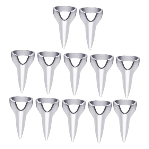 HAPINARY 20 Stück Metall-haarstyling-ringe Haartrenner Für Halloween-party Finger-accessoires Für Festivals von HAPINARY