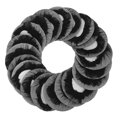 HAPINARY 20 Stück Teiliges Unsichtbare Elastische Schwarze Ballett Haarnetze Mittlerer Wiederverwendbare Netz Haarnetze für Dutt Speziell für Frauen und Mädchen Beim Ballett und von HAPINARY