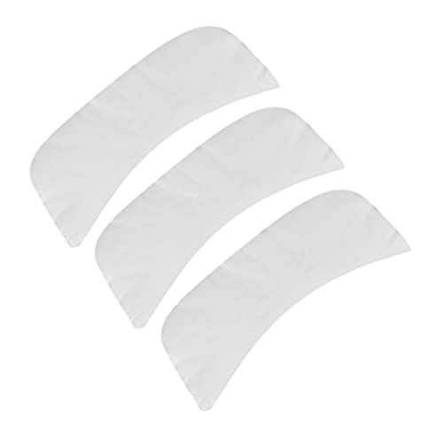 HAPINARY 200 Stk Zervikale Membran Schlafmasken Zubehör Für Make-up-werkzeuge Nackenfaltenband Straffende Halscreme Nackenpflegepflaster Nackencreme Bettwäsche Aus Seide Pads Die Seide Weiß von HAPINARY