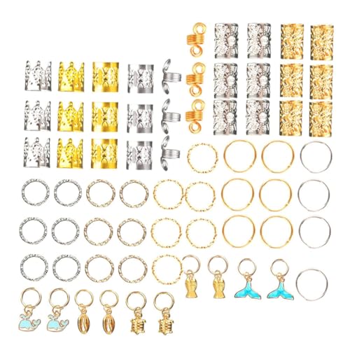 HAPINARY 200 Stück Haarschmuck Für Zöpfe Dreadlock-ringe Dreadlock-haar-accessoires Für Frauen von HAPINARY