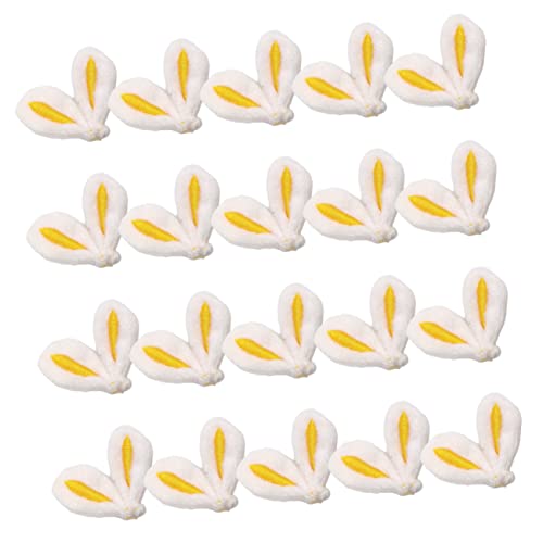 HAPINARY 20St Hasenohr Haarspange haarschmuck bunny ears Hasenohranhänger Stoff Hasenohren basteln Mädchenschmuck Klaue Clips Haarspangen Frauen Haarspangen süßer Hasenohrschmuck Tier von HAPINARY