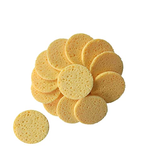 HAPINARY 20St runde Polster Schminkschwämme für das Gesicht Luffa-Schwamm-Gesichtsbürste make up remover pads abschminken pads Puderquaste Badeschwamm Abschminkpads Make-up-Baumwolle runden von HAPINARY