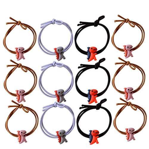 HAPINARY 20stücke Haargummis Mit Dinosaurier- Elastische Haarbänder Für Mädchen Süße Haaraccessoires Für Täglichen Gebrauch Farben Zufällig von HAPINARY