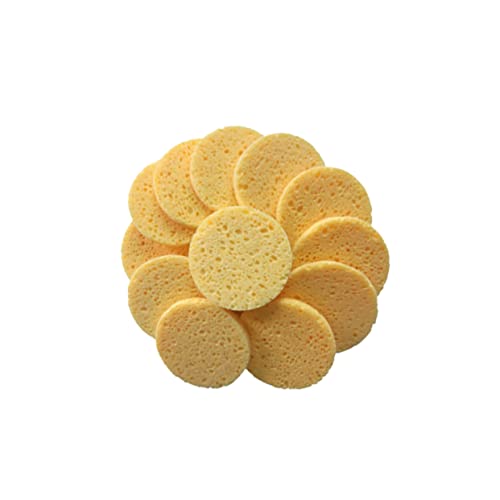 HAPINARY 20stücke Hautfreundliche Wattepads Make-up-entferner-pads Runde Pads Aus Komprimierter Zellulose Hautfarbe Für Gesichtsreinigung Und Make-up-entfernung von HAPINARY