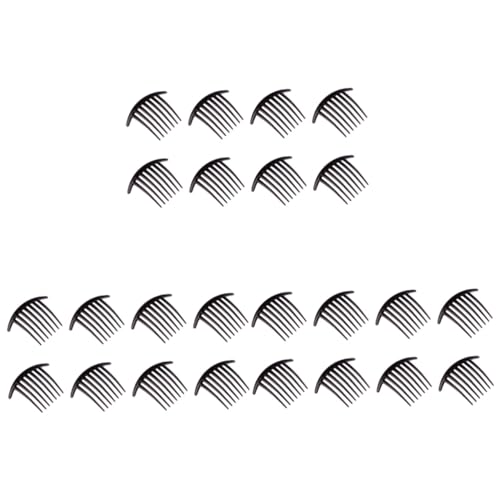 HAPINARY 24stücke Teiliges Diy Haarkämme Zahn Schwarze Kunststoff-haarspangen Für Stilvolle Frisuren Zu Kopfhaut Und Haar Für Damen Und Besondere Anlässe von HAPINARY