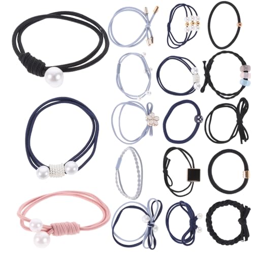 HAPINARY 24stücke Elastische Haar Krawatten Haar Seile Für Damen Und Mädchen Pferdeschwanz Halter Zubehör von HAPINARY