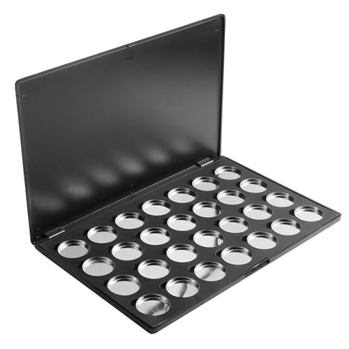 HAPINARY 28löcher Leeres Magnetisches Lidschatten-board Aus Kunststoff Mit Löchern Und Runden Metallpfannen Für Reisen Und Heimgebrauch von HAPINARY