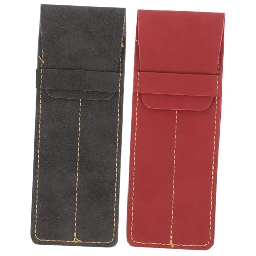 HAPINARY 2stücke Stifthülle Aus Leder Für Zwei Stifte Stifttasche Tragbar Schützt Vor Und Kratzern Als Geschenkbeutel Für Und Familie von HAPINARY