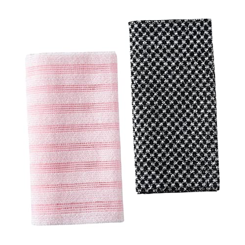 HAPINARY 2stücke Körper Haut Wäscher Peeling Handtücher Für Heimgebrauch Bad Duschreiniger Doppelseitig Für Körperteile von HAPINARY